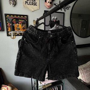 BOG Black Denim Shorts